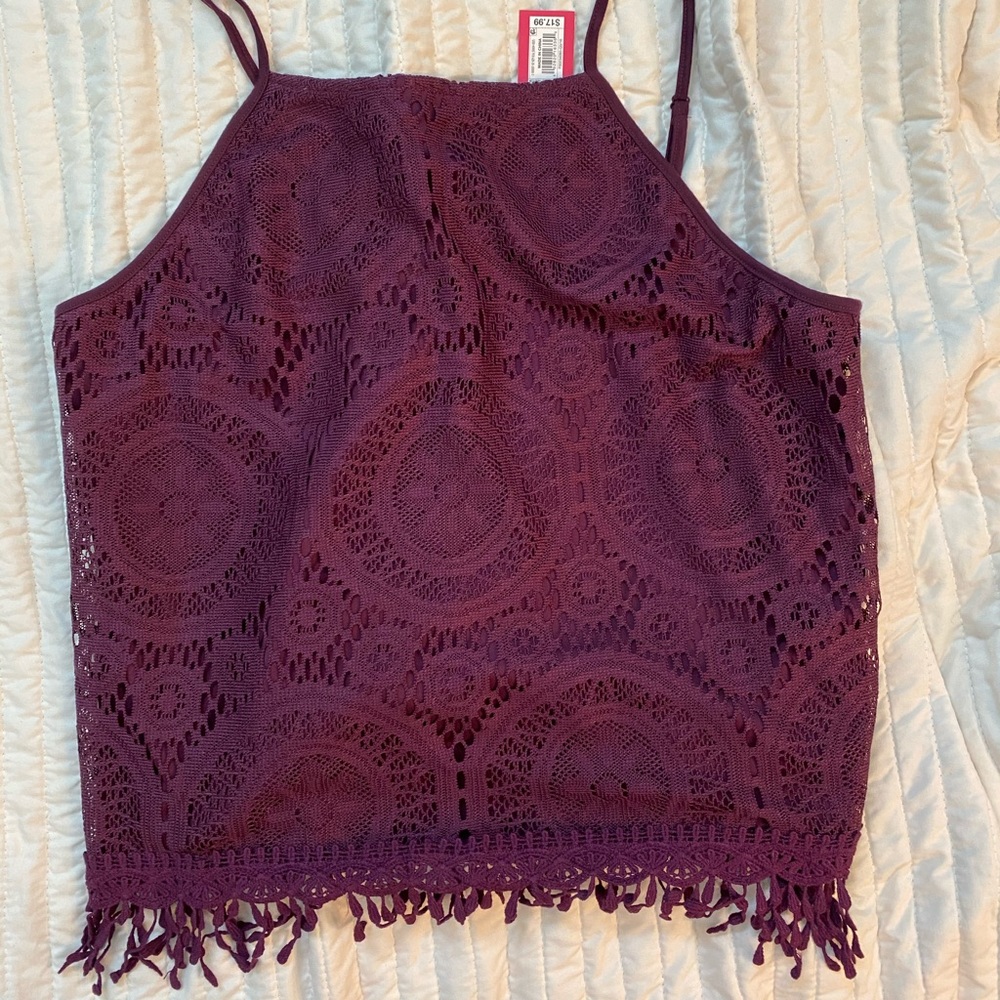 Xhilaration lace tank top